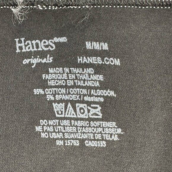 Hanes Originals Women’s Size Medium Panty Bikini Black New With Tags - Picture 5 of 8